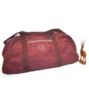 Vintage Kipling Bag Y2K Traditional Carry on Messenger Duffle Overnight Bag